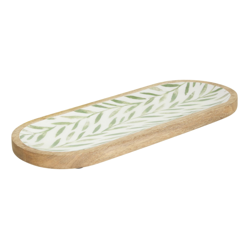 Πιατέλα Σερβιρίσματος Οβάλ (40x15) S-D Inaya Olive Green 212209C