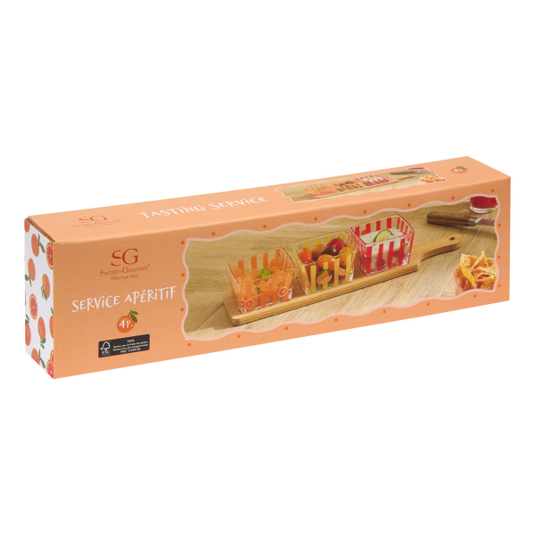 Ορντεβιέρα Σερβιρίσματος 3 Θέσεων (40x10x6) S-D Fruity 212251