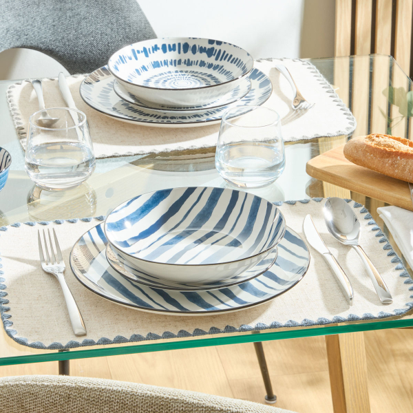 Πιάτο Φαγητού Βαθύ (Φ20) S-D Umami Stripe 217080D