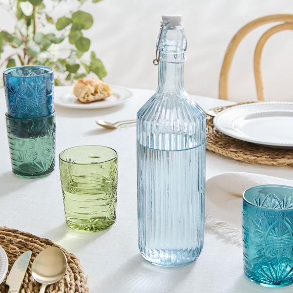 Ποτήρια Νερού 350ml (Σετ 4τμχ) S-D Ayla Blue 213949B