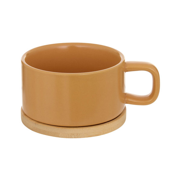 Τσαγιέρα Με Κούπα & Φίλτρο 400ml S-D Nature Ochre 160724G