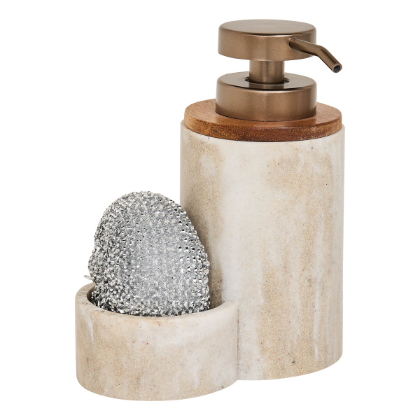 Δοχείο Υγρού Πιάτων + Θήκη Για Σφουγγάρι F-V Come 190220