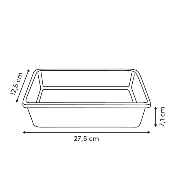 Φόρμα Κέικ Ορθογώνια (27.5x12.5x7) F-V Harmony 209666