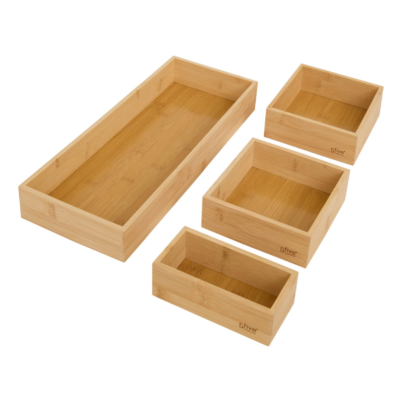 Θήκες Οργάνωσης (Σετ 4τμχ) F-V Bamboo 190245