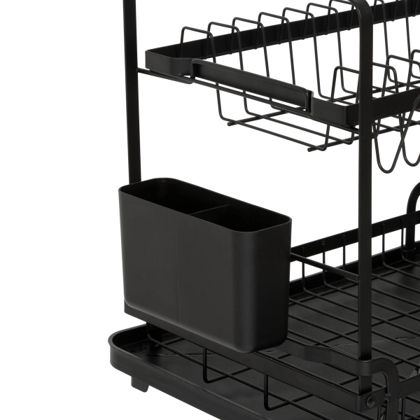 Στραγγιστήρι Πιάτων Διώροφο (49.5x30x37) F-V Black 190250