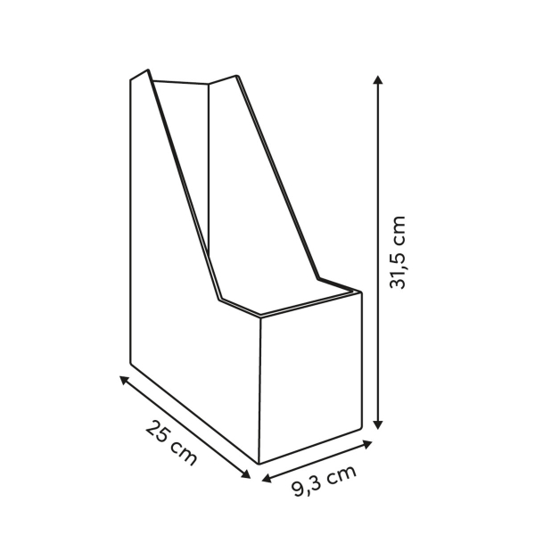 Θήκη Περιοδικών (9.3x25x31.5) F-V Florea 212744