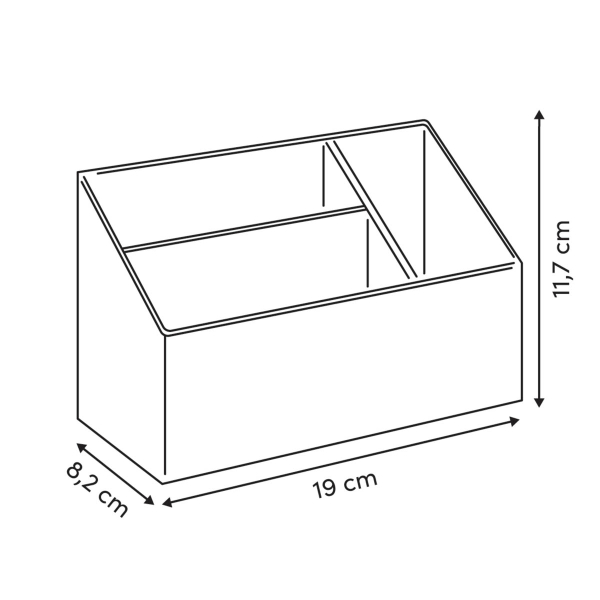 Θήκη Οργάνωσης 3 Θέσεων (19x8.2x11.7) F-V Florea 212758