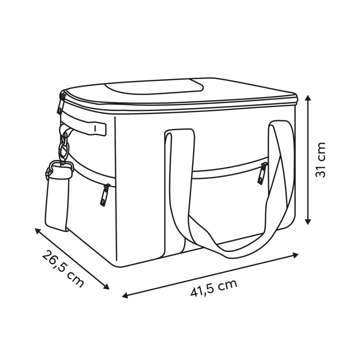 Ισοθερμική Τσάντα Φαγητού 35Lt F-V Insulated 213508 Home Οργάνωση & Αποθήκευση Τσάντες Spitishop