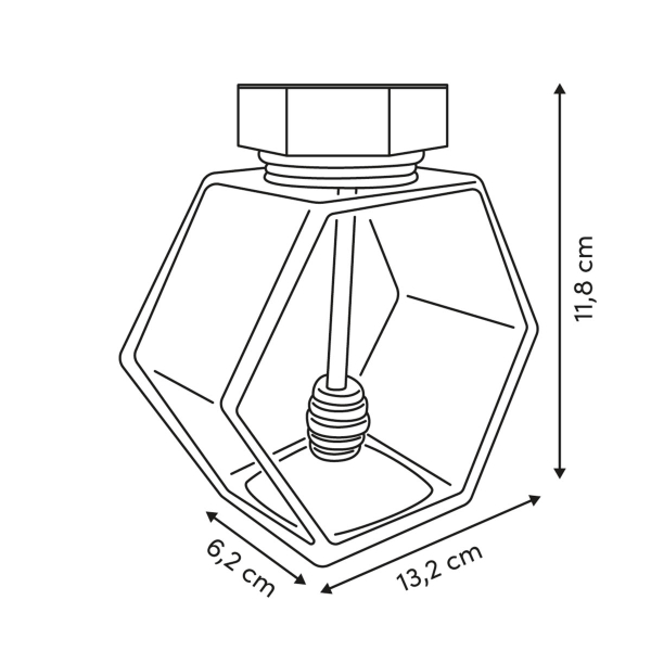 Μελιέρα Με Κουτάλι 400ml F-V Hex 213460