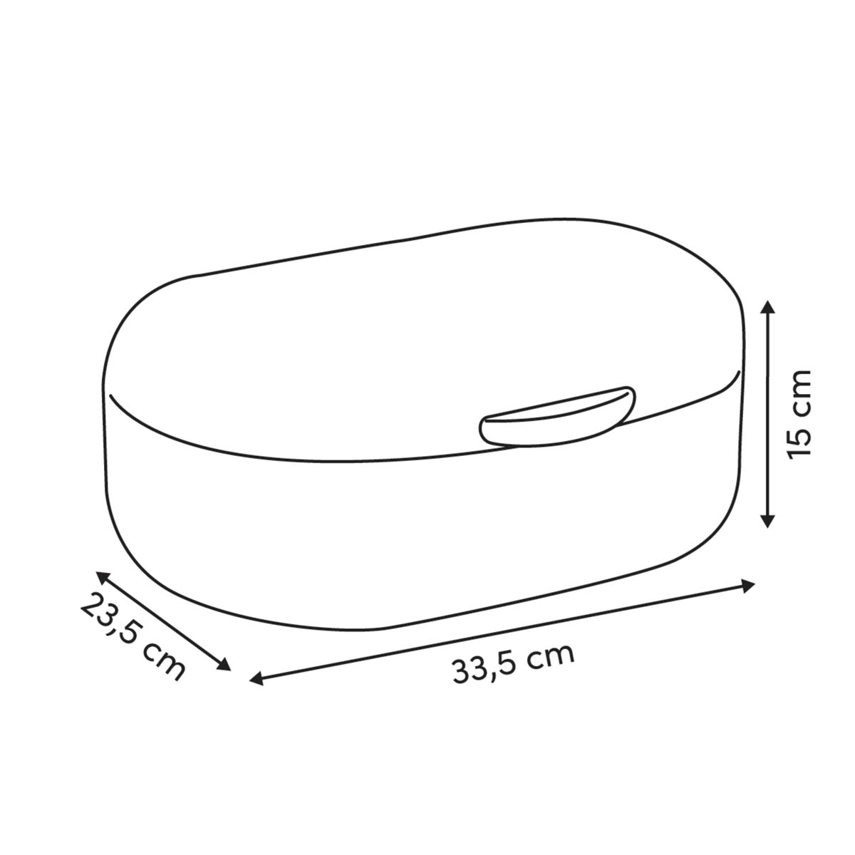 Ψωμιέρα (33 5X23 5X15) F-V Bamboo 213462 Home Οργάνωση & Αποθήκευση Κουζίνας Ψωμιέρες Spitishop