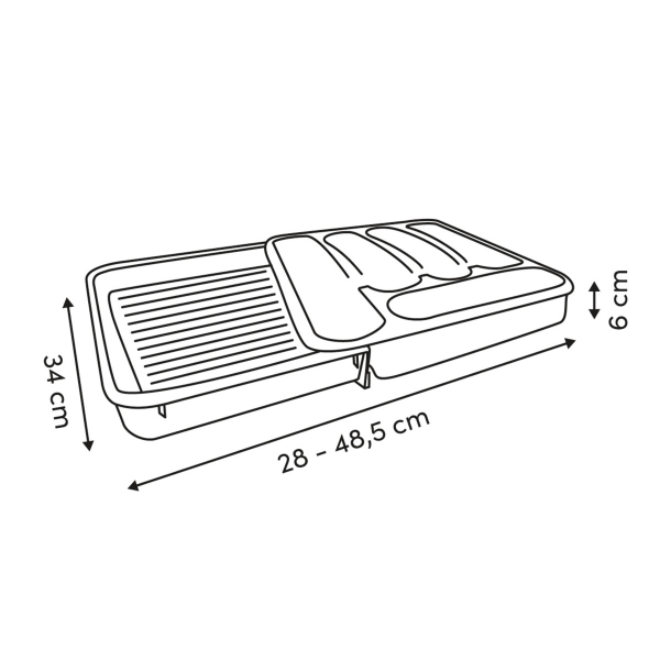 Θήκη Για Μαχαιροπίρουνα Επεκτεινόμενη (48.5x34x6) F-V Poly Beige 190268