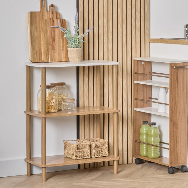 Ραφιέρα Δαπέδου 3 Θέσεων (60x29.5x76.5) F-V Come 212853