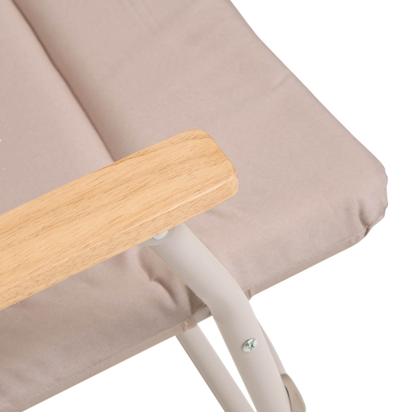 Καρεκλάκι Παραλίας Μεταλλικό Αναδιπλούμενο F-V High Clay 213511A