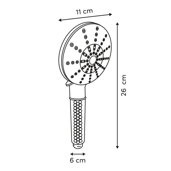 Τηλέφωνο Μπάνιου Με 5 Ροές F-V 174992A