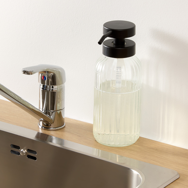 Δοχείο Υγρού Πιάτων 500ml (Φ7.5x19) F-V Stripes 190193