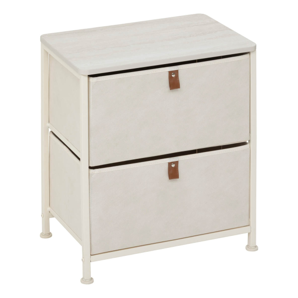 Κομοδίνο Με 2 Συρτάρια (45x30x51) F-V Tissa Beige 138938BA