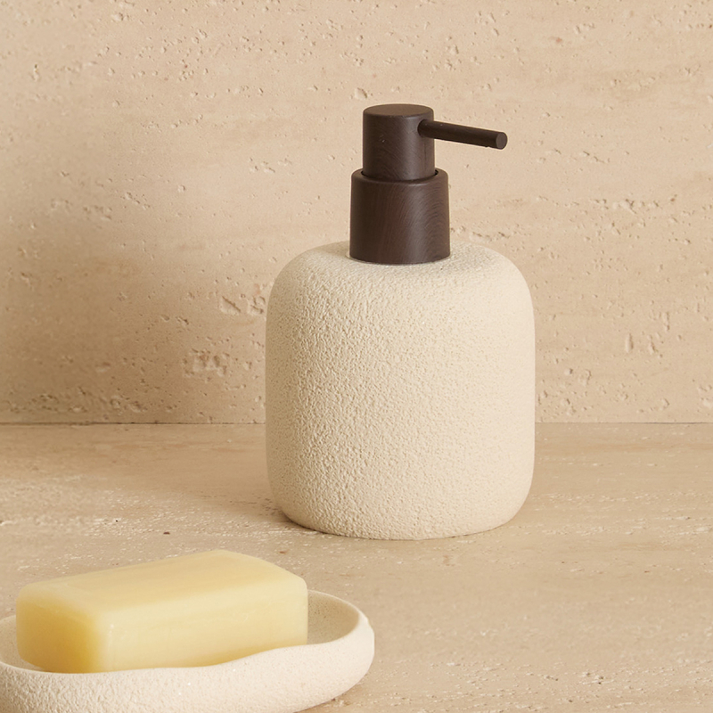 Dispenser Μπάνιου 290ml (Φ9x14) F-V Olea Beige 213311