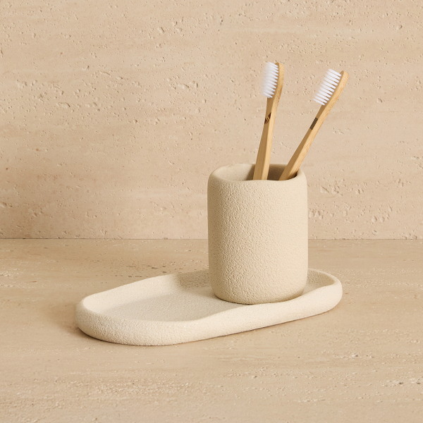 Ποτηροθήκη Μπάνιου (Φ7.7x10) F-V Olea Beige 213313