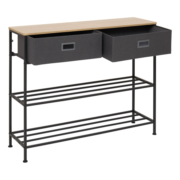 Κονσόλα Εισόδου - Παπουτσοθήκη (100x30x80) F-V Tissa D.Grey 212878