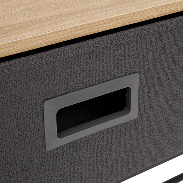 Κονσόλα Εισόδου - Παπουτσοθήκη (100x30x80) F-V Tissa D.Grey 212878