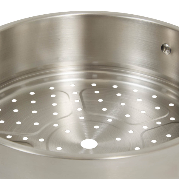 Αντικολλητική Κατσαρόλα Ατμού (24εκ.) Χυτού Αλουμινίου F-V Aluro Pink 189457B