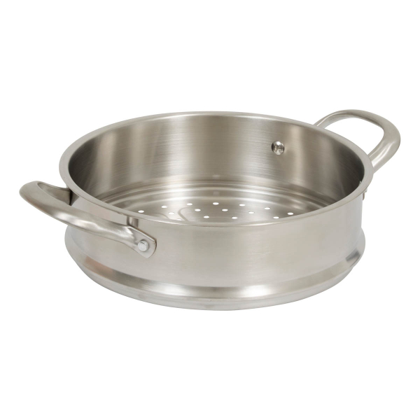 Αντικολλητική Κατσαρόλα Ατμού (24εκ.) Χυτού Αλουμινίου F-V Aluro Taupe 189457D