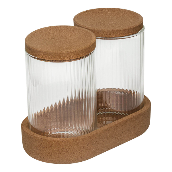 Βαμβακοθήκη & Δοχείο Για Μπατονέτες (Σετ) F-V Cork 214775
