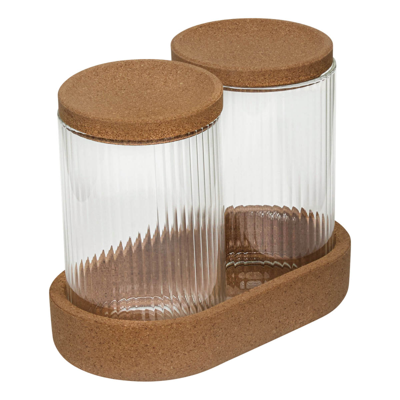 Βαμβακοθήκη & Δοχείο Για Μπατονέτες (Σετ) F-V Cork 214775