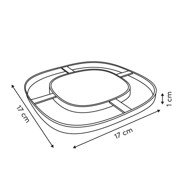 Βάση/Σουπλά Μαγειρικών Σκευών (17x17) F-V Trivet Balm 209785
