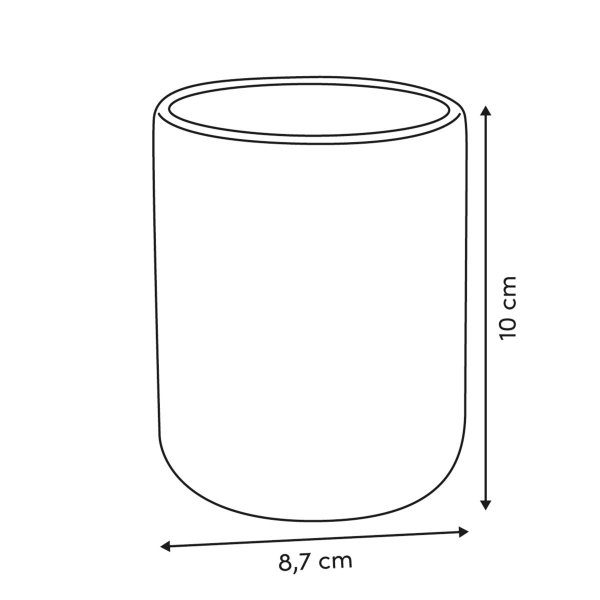 Ποτηροθήκη Μπάνιου (Φ8.7x10) F-V Strio Wheat 214787B