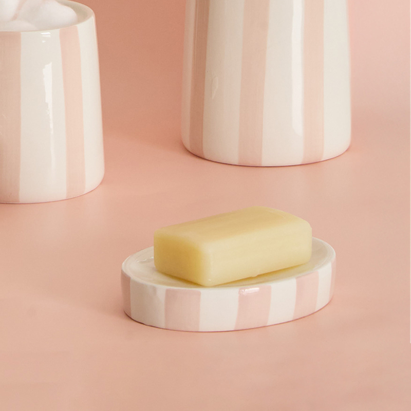 Σαπουνοθήκη (13.3x10x2.5) F-V Strio Pink 214788A