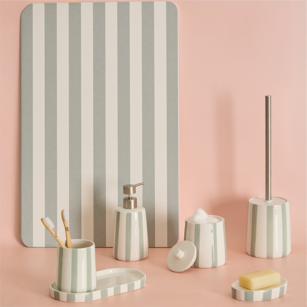 Σαπουνοθήκη (13.3x10x2.5) F-V Strio Green 214788C