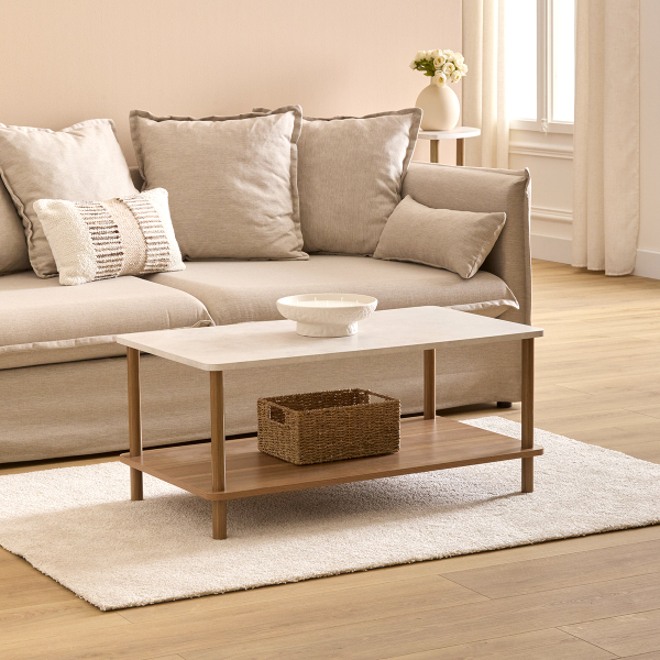 Τραπέζι Σαλονιού Με Ράφι (90x50x40) F-V Come 212891