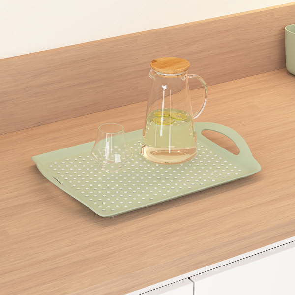 Δίσκος Σερβιρίσματος (42x32) F-V Poly Green 190315A