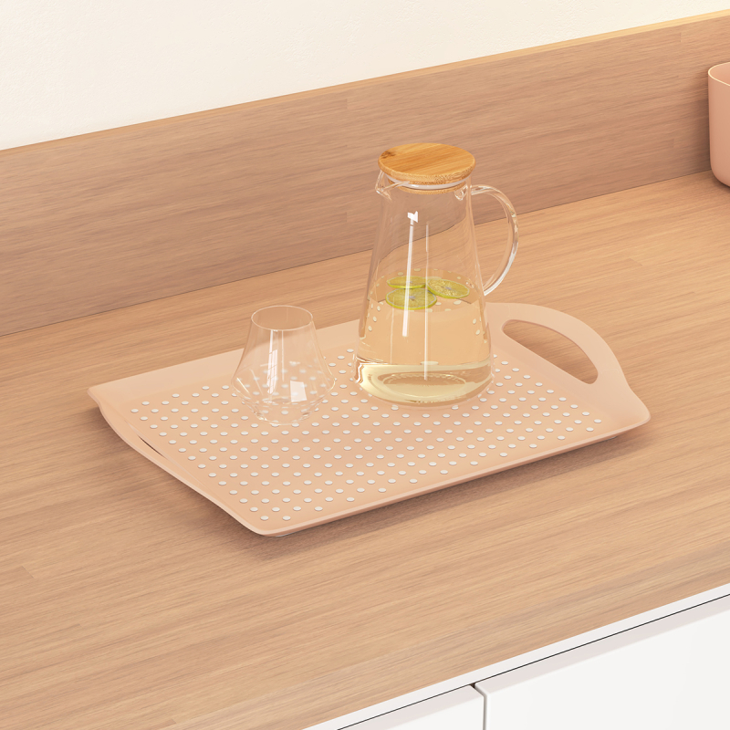 Δίσκος Σερβιρίσματος (42x32) F-V Poly Pink 190315B