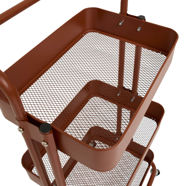 Τρόλεϊ/Ραφιέρα 3 Θέσεων (45x36.5x86) F-V Colour 190099C Marron