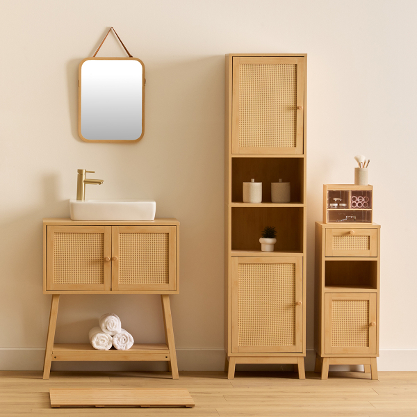 Ντουλάπι Μπάνιου Με Συρτάρι (30x30x80) F-V Cane 204937