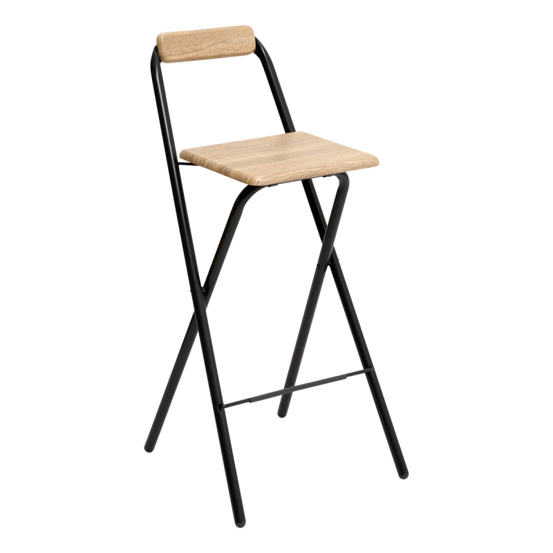 Σκαμπό Μπαρ Με Πλάτη Αναδιπλούμενο (50x47.5x98) F-V Louna 140448D