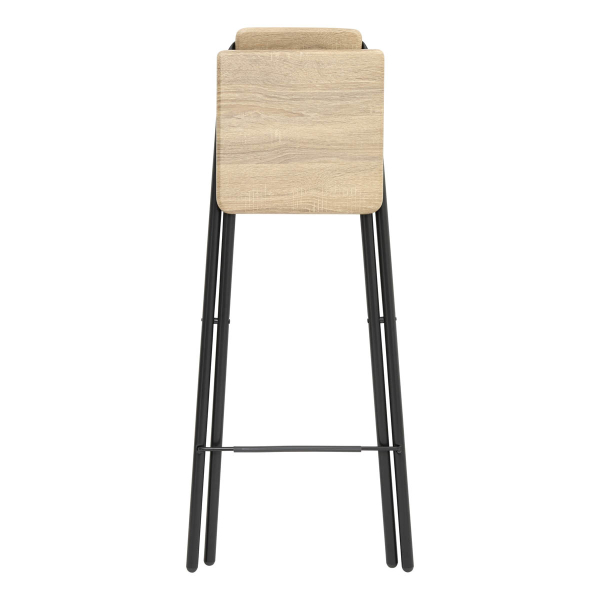 Σκαμπό Μπαρ Με Πλάτη Αναδιπλούμενο (50x47.5x98) F-V Louna 140448D