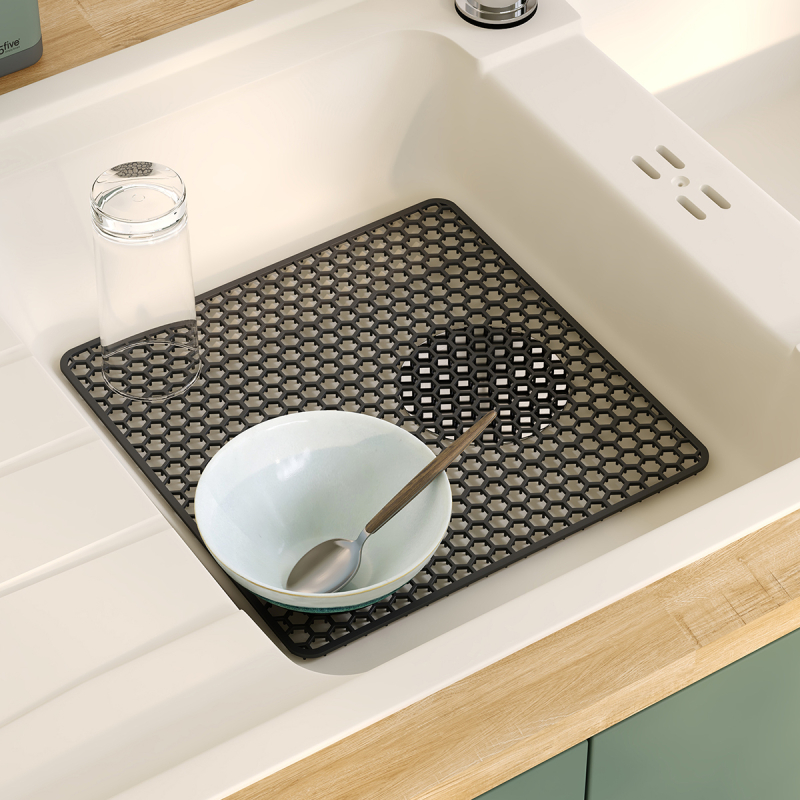 Χαλάκι Νεροχύτη (30.5x30.5) F-V Sileo 190254 Grey