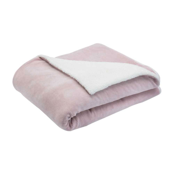 Κουβέρτα Fleece Κούνιας Με Γουνάκι (100x140) Trois Kilos Sept Wooly Σάπιο Μήλο 55-8489009