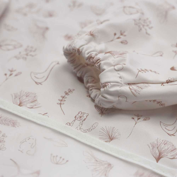 Σαλιάρα Με Μανίκια 6+ Μηνών (40x30) Trois Kilos Sept Λευκό 55-8085422