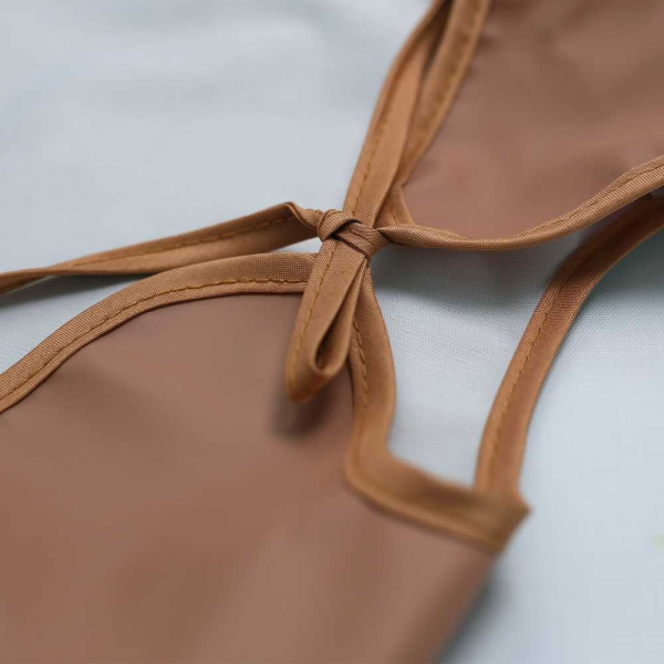 Σαλιάρα Με Μανίκια 6+ Μηνών (40x30) Trois Kilos Sept Τερακότα 55-8085424