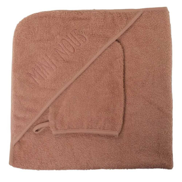 Βρεφική Κάπα + Γάντι Trois Kilos Sept Τερακότα 55-8175024