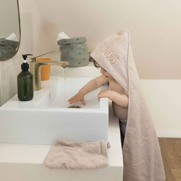 Βρεφική Κάπα + Γάντι Trois Kilos Sept Μπεζ 55-8175025