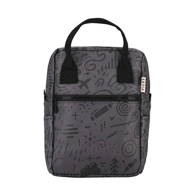 Ισοθερμική Τσάντα Φαγητού 7lt Estia Save The Aegean Noir Echo 01-22389