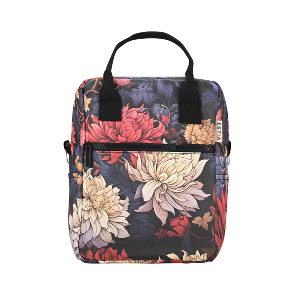 Ισοθερμική Τσάντα Φαγητού 7lt Estia Save The Aegean Midnight Blossom 01-22433