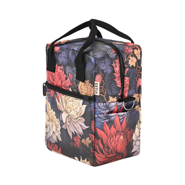 Ισοθερμική Τσάντα Φαγητού 7lt Estia Save The Aegean Midnight Blossom 01-22433