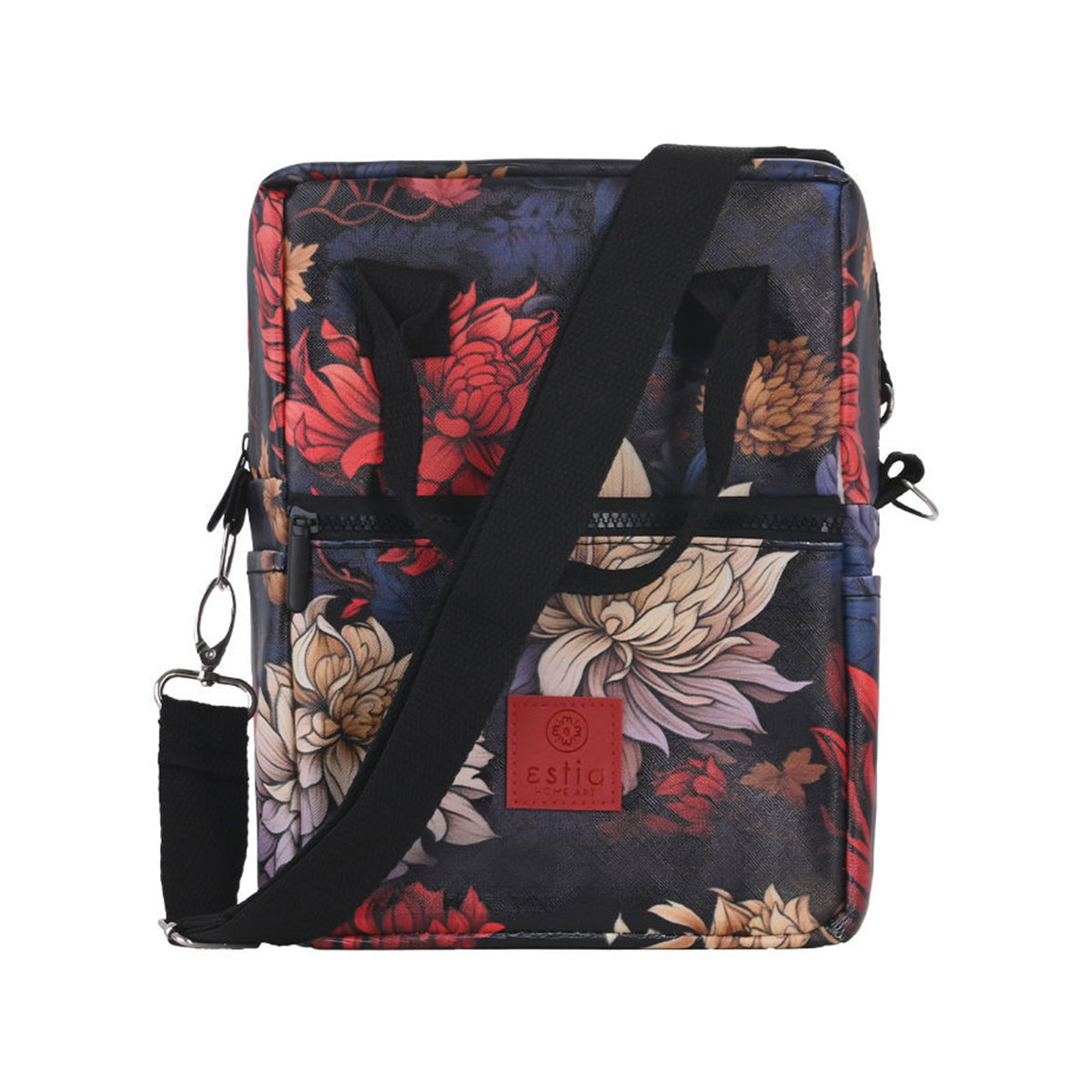 Ισοθερμική Τσάντα Φαγητού 7Lt Estia Save The Aegean Midnight Blossom 01-22433 Home Οργάνωση & Αποθήκευση Τσάντες Spitishop