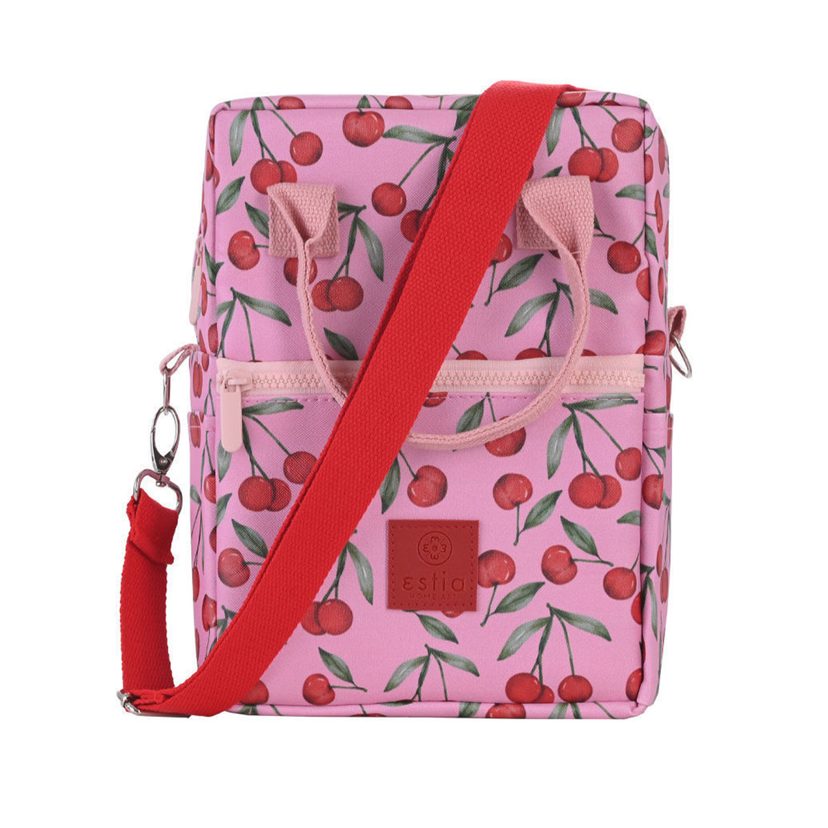 Ισοθερμική Τσάντα Φαγητού 7Lt Estia Save The Aegean Cherry Rose 01-22617 Home Οργάνωση & Αποθήκευση Τσάντες Spitishop